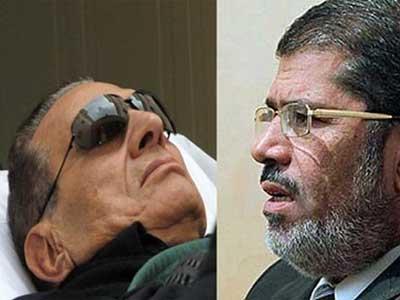 محكمة مصرية تجمع مبارك ومرسي الاحد في مفارقة تاريخية