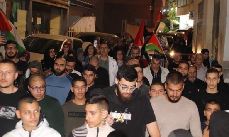 مسيرات في أم الفحم إسناداً للقدس والأقصى