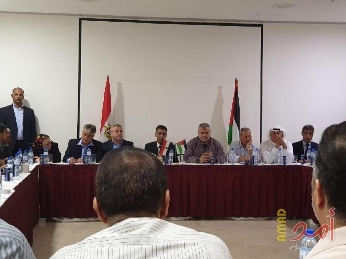 اللواء عبد الخالق يلتقي الفصائل وهيئة مسيرات العودة بغزة