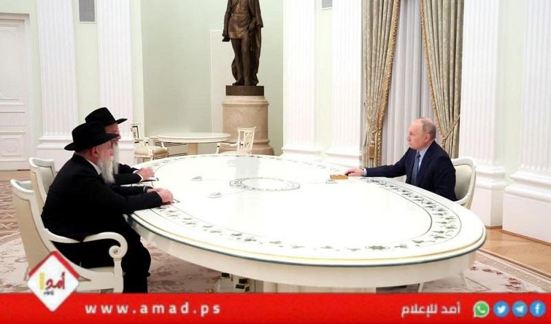 بوتين مع قيادات دينية يهودية في روسيا
