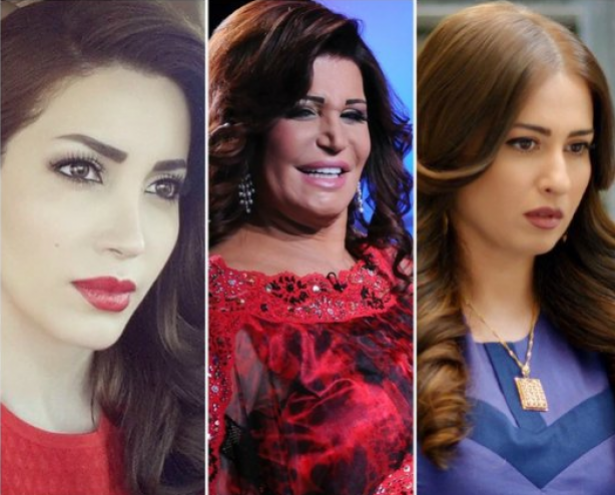 ميسون ابو اسعد ونجوى فؤاد ونسرين طافش