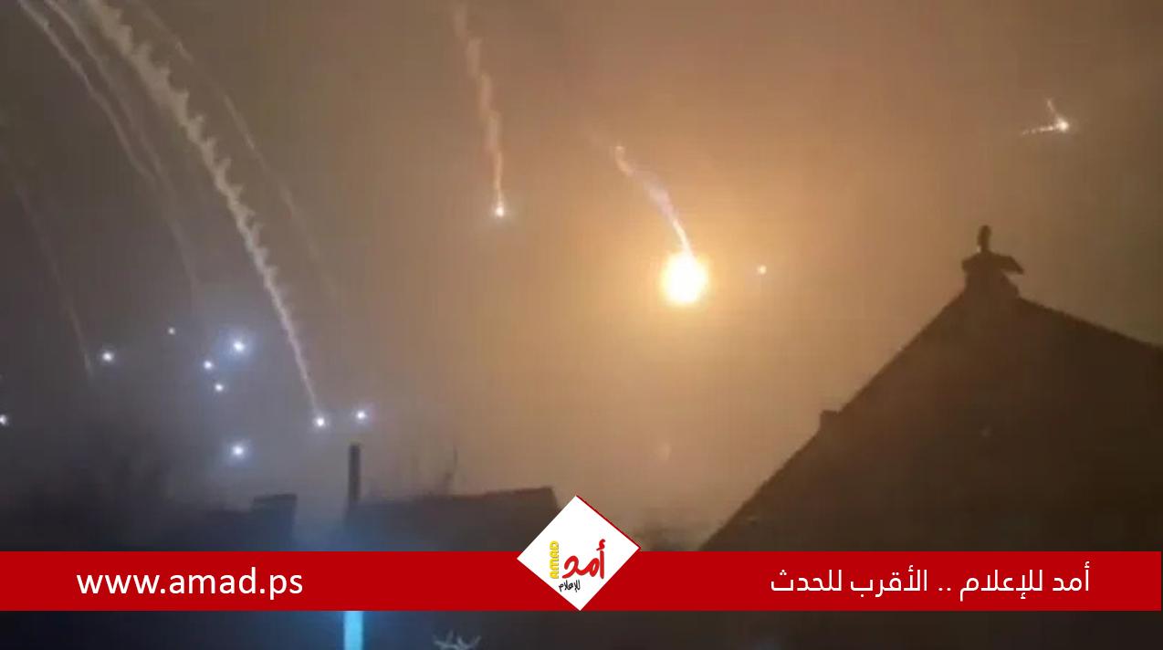 انفجارات بسماء كييف  - فيديو