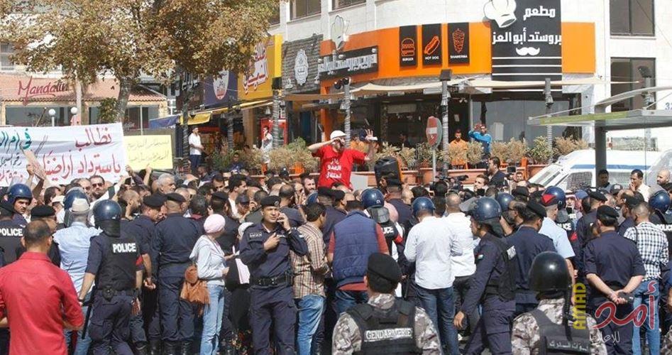 بعد انتهاء مدة التأجير.. أردنيون يتظاهرون مطالبين باستعادة "الباقورة" و "الغمر" من إسرائيل