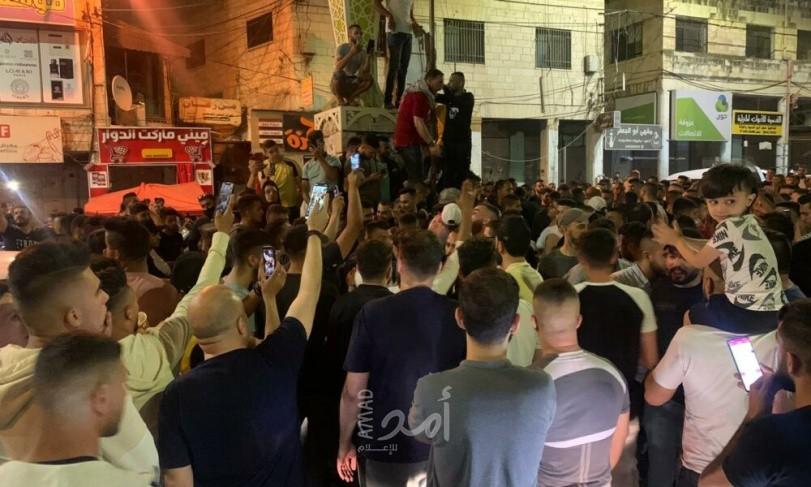 مسيرات أعلام فلسطينية في قرى وبلدات جنين إسنادا للقدس