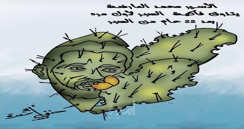 الأسير محمد العارضة يتذوق فاكهة الصبر