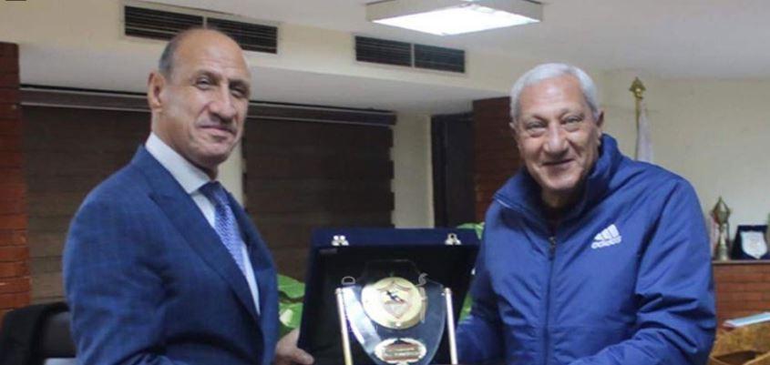 وزير الرياضة العراقي: سعيد بتواجدي في الزمالك الكيان الكبير الذي تعشقه بلاد الرافدين