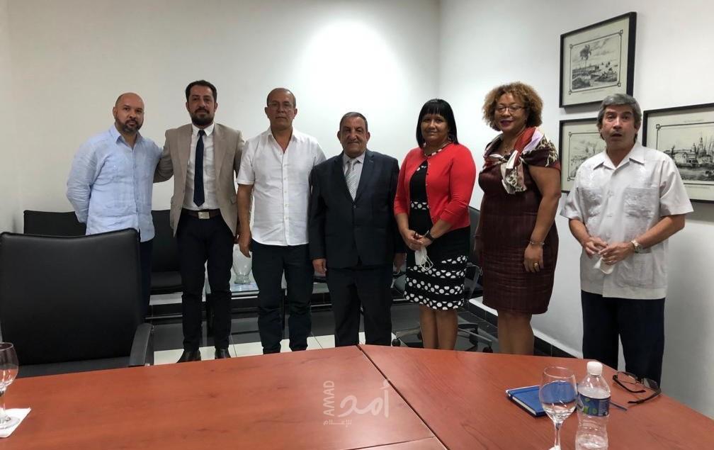 وفد من الجبهة الديمقراطية يزور وزارة الخارجية الكوبية