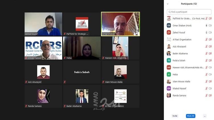 بال ثينك تنفذ برنامج "تحليل دور المجتمع المدني الفلسطيني في بناء التنمية المستدامة"