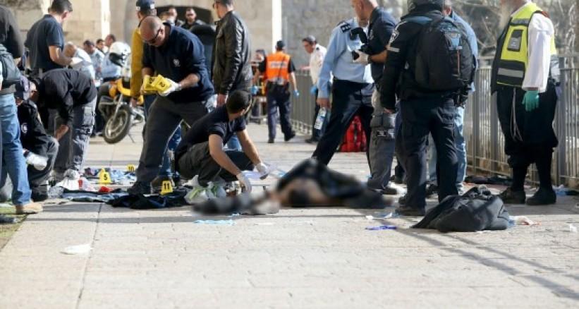 شهيدان واصابة ثلاثة مستوطنين بجراح خطيرة في عملية طعن مزدوجة بالقدس(فيديو وصور)