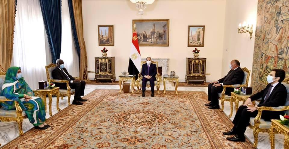 السيسي: نرفض أي عمل يمس بحقوق مصر في مياه النيل