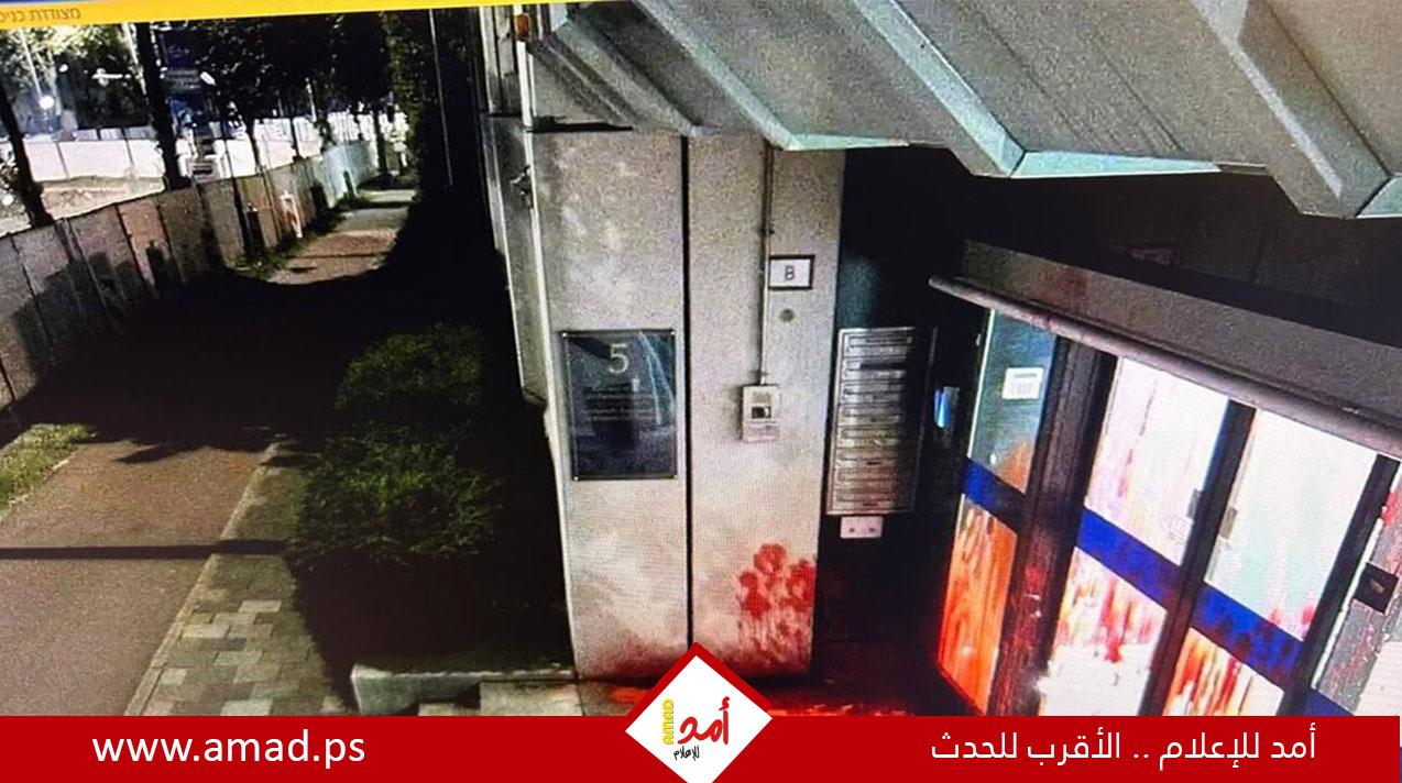 تعرض السفارة الإسرائيلية في لاهاي للتخريب