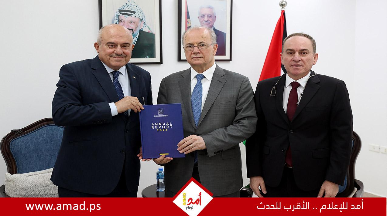 مصطفى يتسلم التقرير السنوي لصندوق تطوير وإقراض الهيئات المحلية للعام 2024