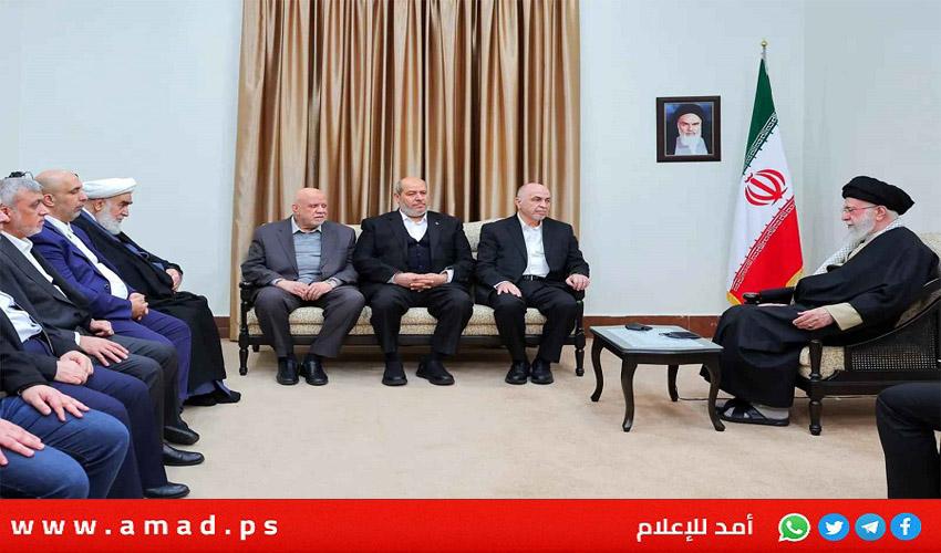 خلال لقاء..خامنئي لقيادة حماس: "أنتم هزمتم أميركا والكيان الصهيوني"