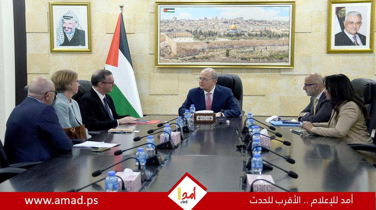 مصطفى يبحث مع ممثل UNDP الأوضاع في غزة وتحديات التنمية في فلسطين