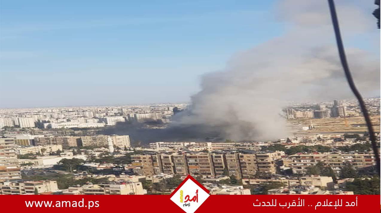 انفجار ضخم يهز حي المزة في العاصمة السورية دمشق - فيديو