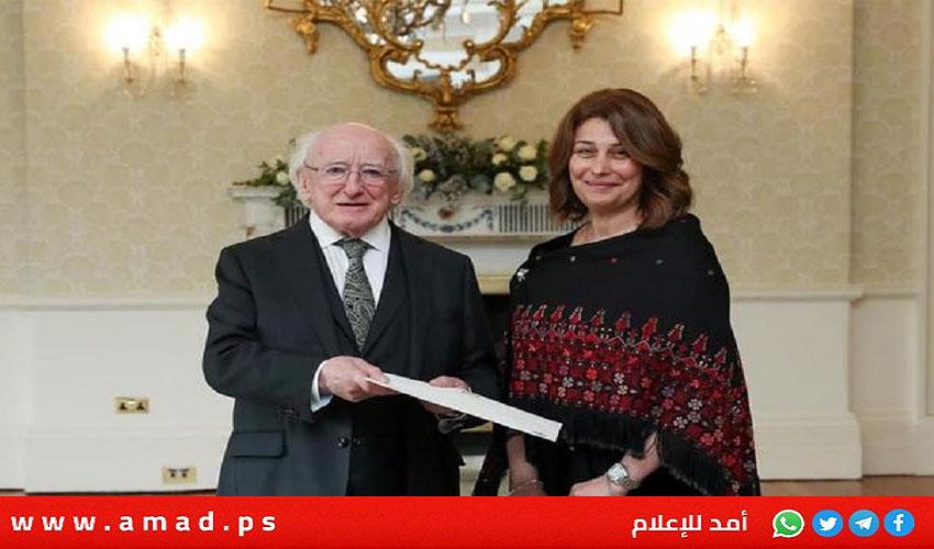 إيرلندا توافق على تعيين أول سفيرة فلسطينية