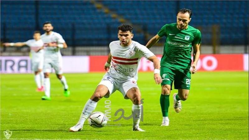 المصري يفوز على الزمالك والحكم تجاهل ضربة جزاء ..