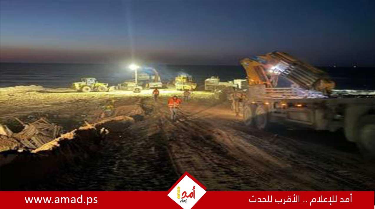 رويترز: التكلفة التقديرية لبناء رصيف بحري قبالة ساحل غزة ارتفعت إلى 320 مليون دولار