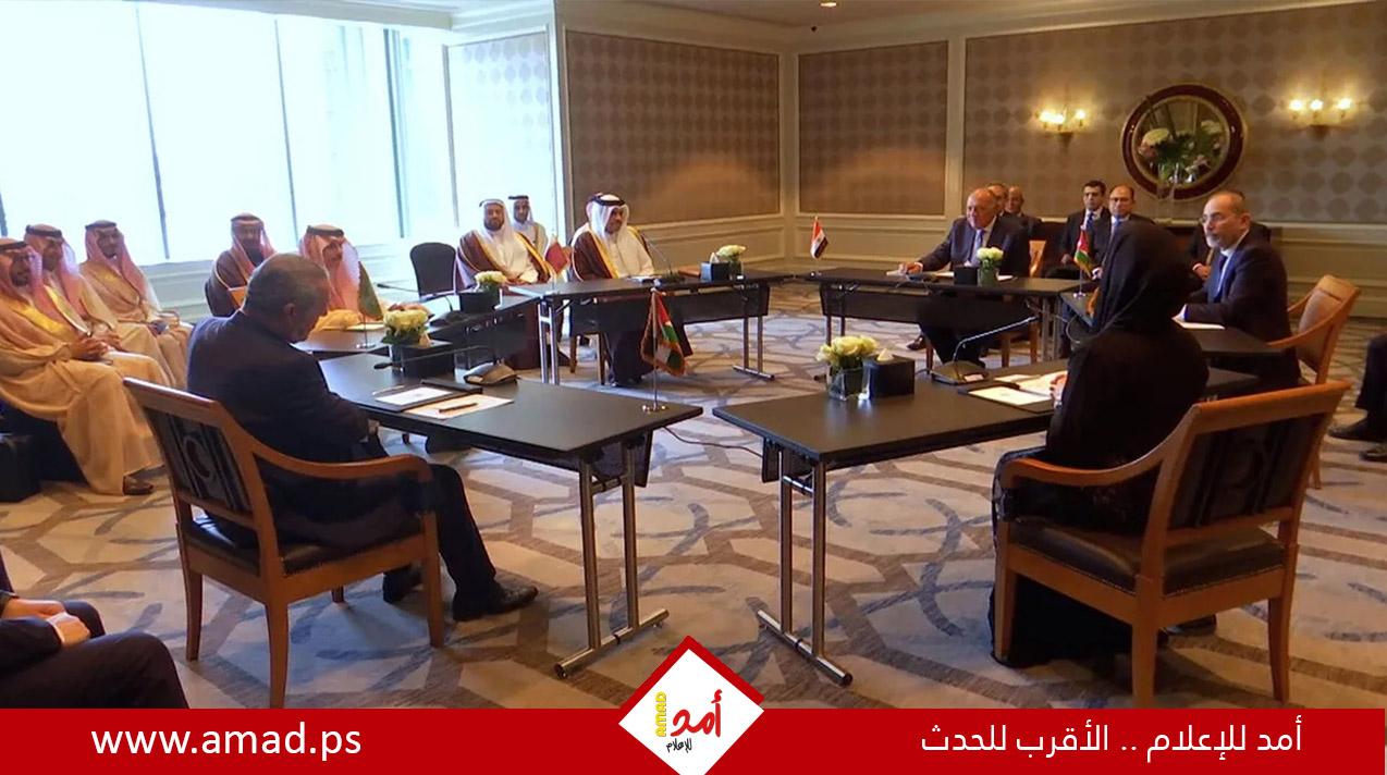 محدث-  "الرؤية العربية": عودة السلطة إلى غزة... وقوات دولية... واعتراف بـفلسطين