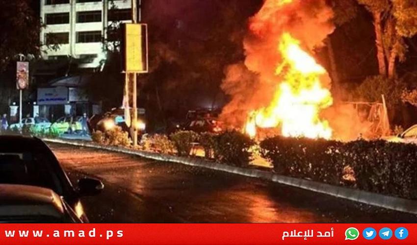 مصدر رسمي: سقوط 7 قتلى وإصابات في قصف طيران الاحتلال على حي المزة بدمشق- فيديو