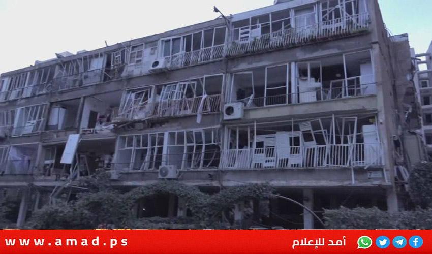 صحيفة عبرية: أضرار جسيمة بـ80 مبنى في بات يام.. و22 على وشك الانهيار