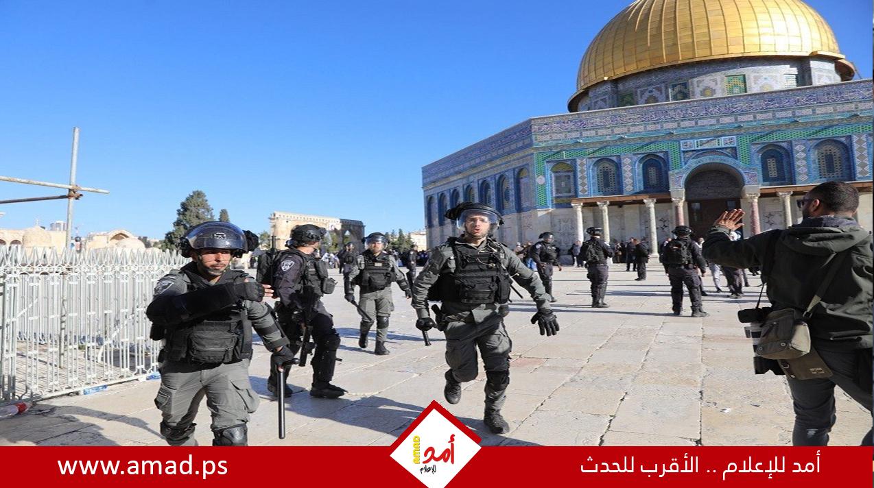 لحماية متطرفين يهود..جيش الاحتلال يفرض إجراءات عسكرية مشددة على المسجد الأقصى