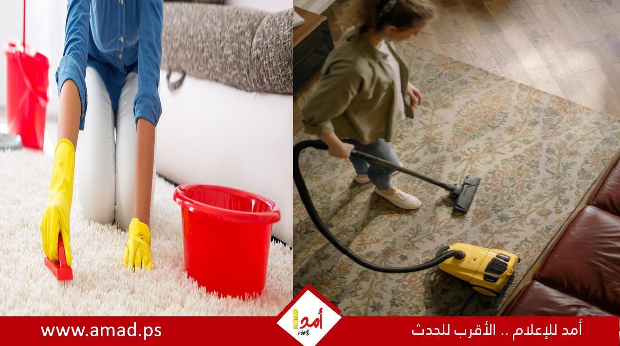 3 خطوات لتنظيف السجاد دون بلل قبل عيد الفطر