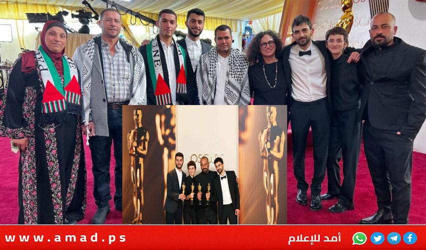 "لا أرض أخرى".. فيلم فلسطيني إسرائيلي يحصد جائزة أوسكار أفضل وثائقي- صور