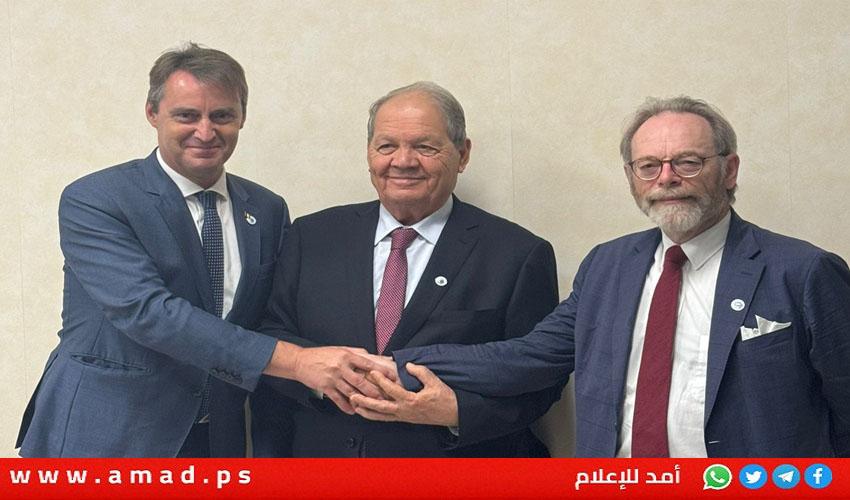 فتوح يبحث مع وفود برلمانية دعم دولي متزايد لوقف العدوان وضمان إدخال المساعدات لغزة- صور