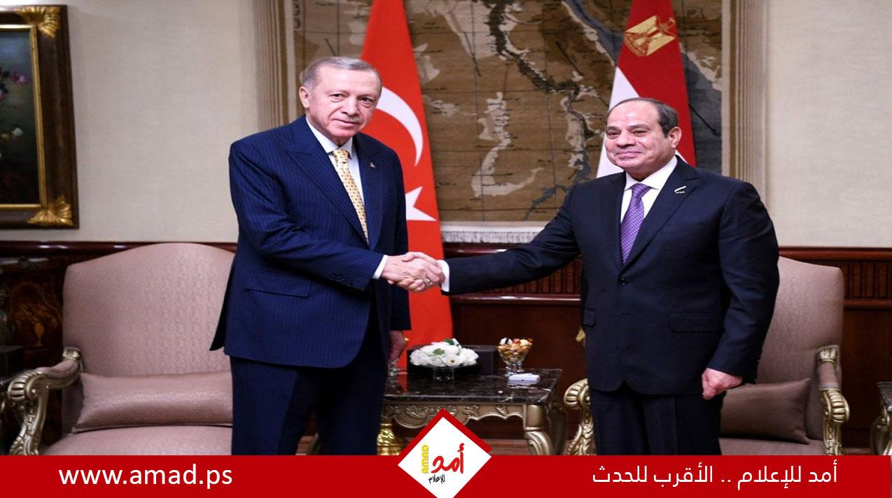 السيسي وأردوغان يؤكدان ضرورة وقف الأعمال العسكرية بالمنطقة وغزة