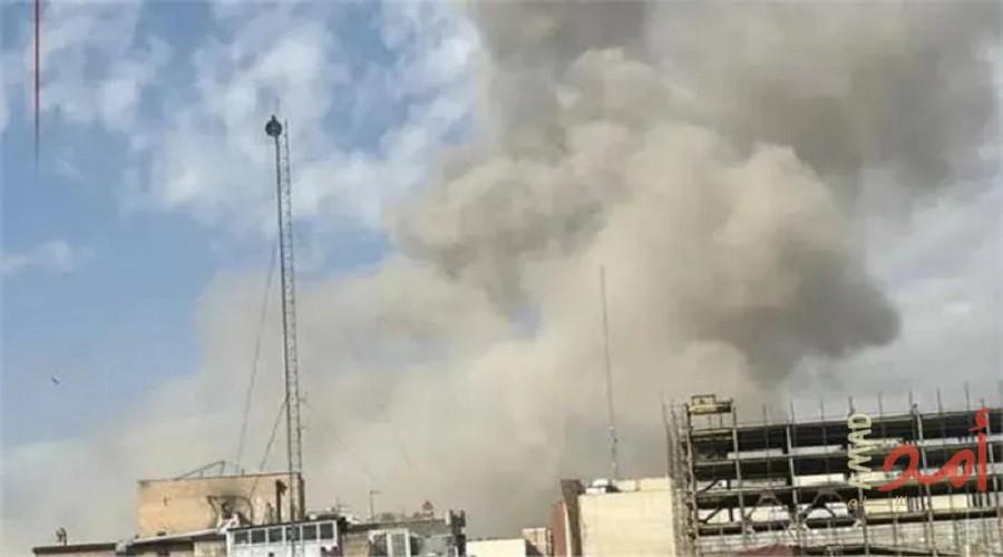 تلفزيون: استهداف إحدى المنشآت  النفط في البحرين - فيديو