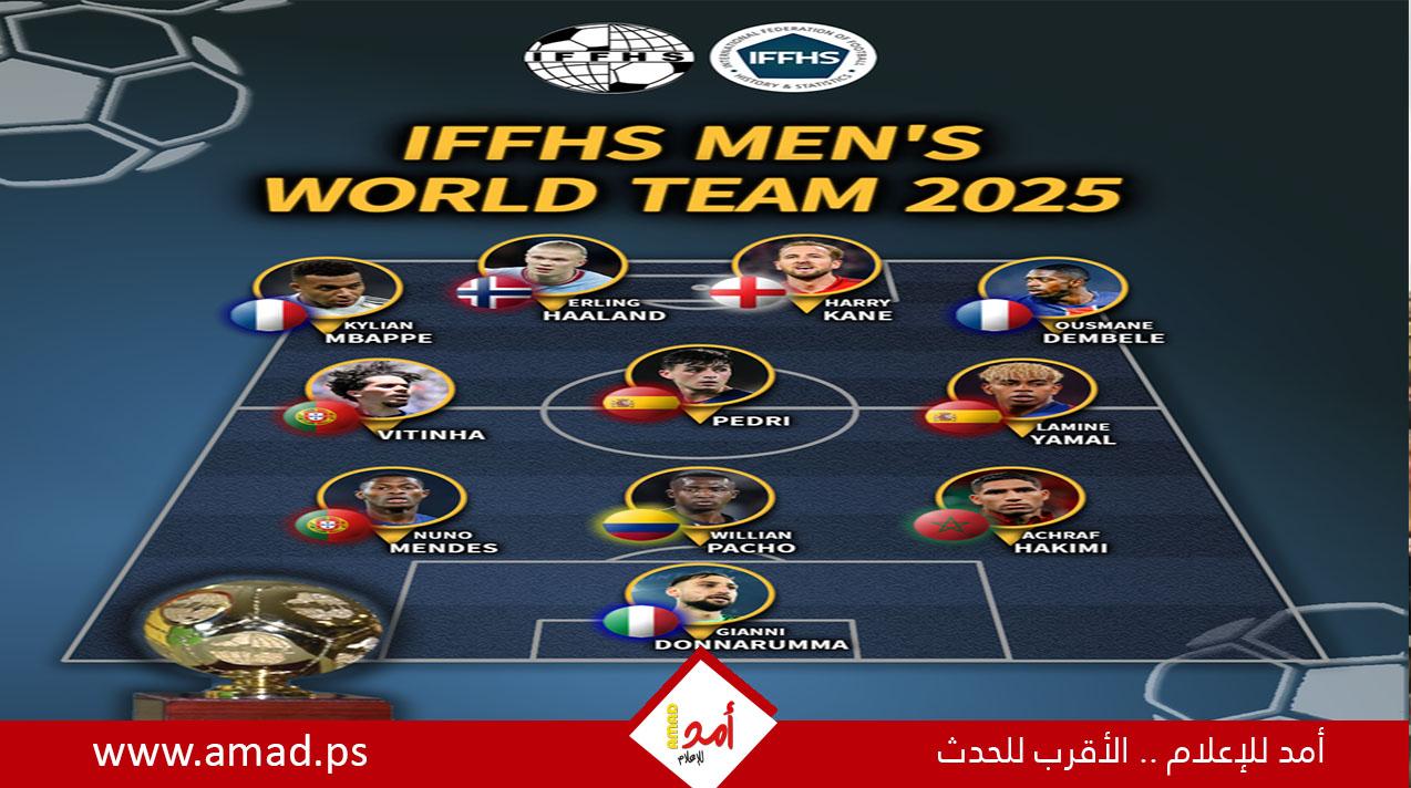 الاتحاد الدولي للتاريخ والإحصاء يعلن التشكيلة المثالية لعام 2025 ووجود حكيمي
