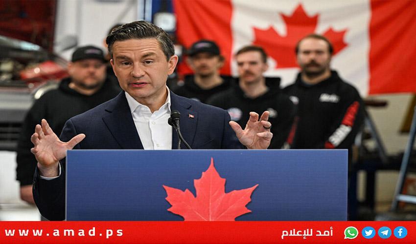 كندا.. زعيم حزب المحافظين يهدد بترحيل مؤيدي فلسطين