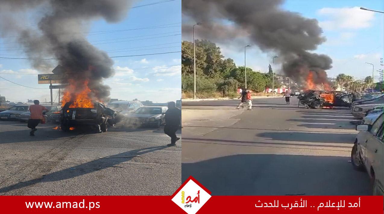 استشهاد نجل القيادي  منير المقدح خلال غارة لجيش العدو على مخيم  عين الحلوة جنوب لبنان- فيديو