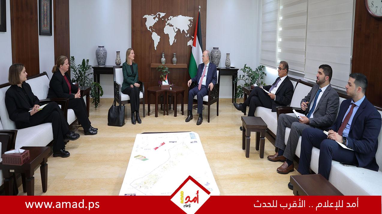 مصطفى يبحث مع مبعوث النرويج دعم جهود إغاثة غزة