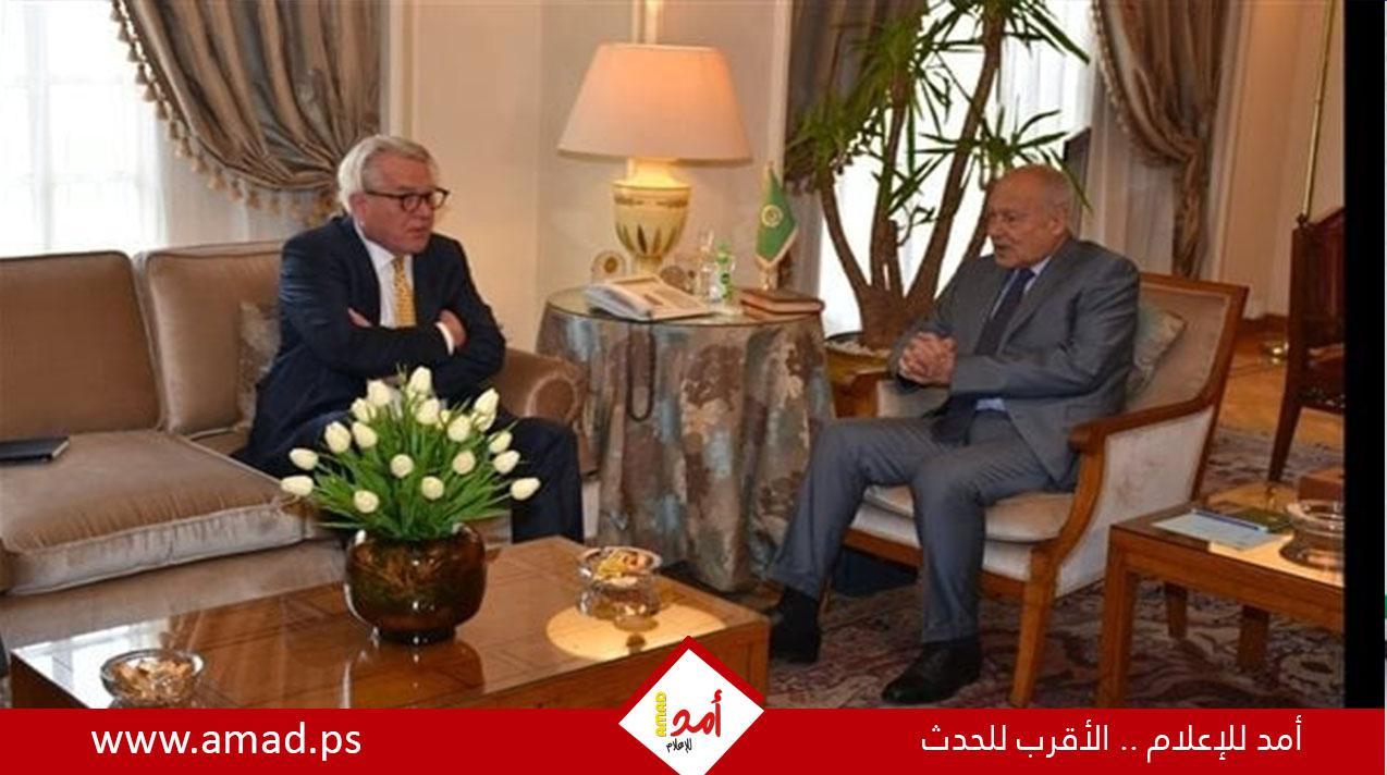 أبو الغيط يبحث مع وينسلاند مخاطر استمرار الحرب على قطاع غزة وتداعياتها على الاستقرار الإقليمي