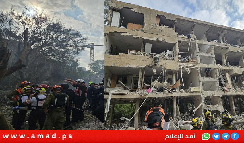 صواريخ عنقودية إيرانية تضرب ديمونا بالنقب قرب المفاعل النووي - فيديو