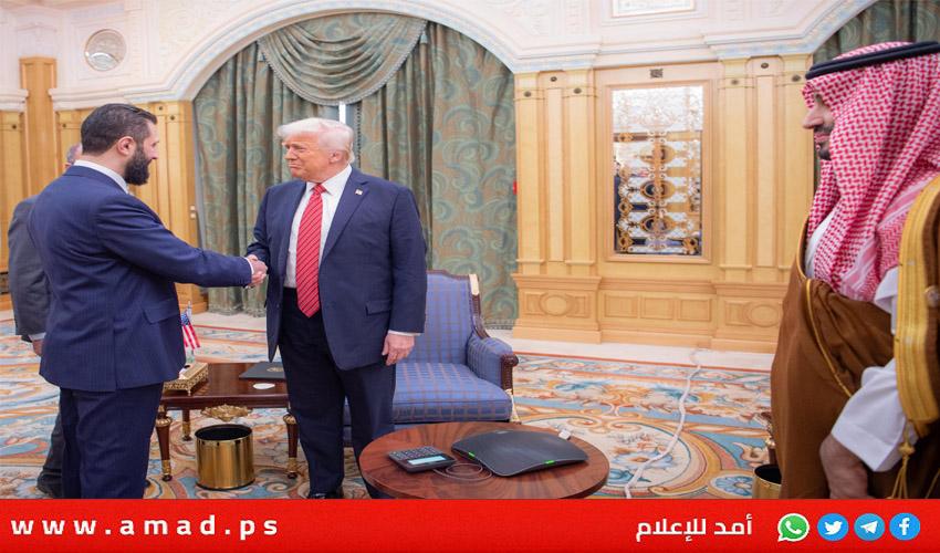 الكشف عن مطالب ترامب من الشرع في لقاء الـ 30 دقيقة بالرياض
