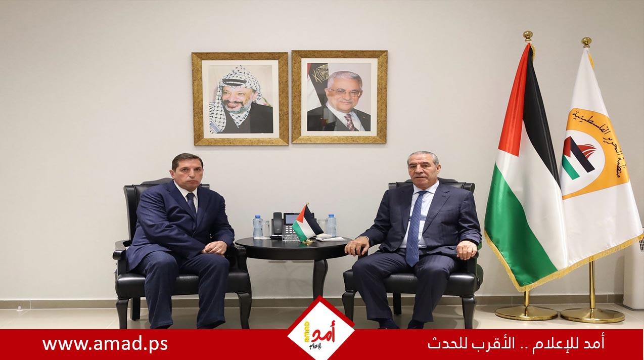 الشيخ يستقبل الممثل الخاص لوزير الخارجية الروسي لعملية السلام