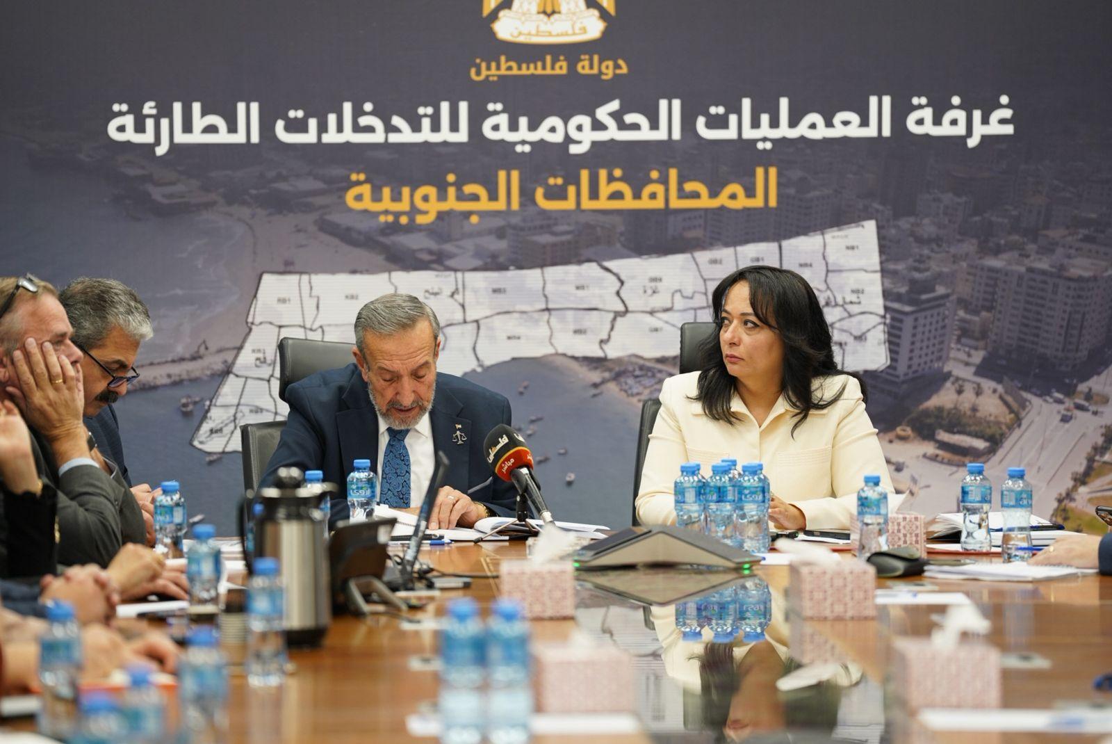 غرفة العمليات الحكومية: تفعيل الخدمة المدنية ركيزة للتعافي المبكر في قطاع غزة