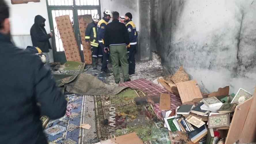 سانا: انفجار داخل مسجد في حمص وسقوط قتلى وإصابات- فيديو