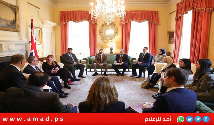 خلال لقاء ممثلي عائلات فلسطينية من غزة..ستارمر: أشعر بالتواضع أمام حزنهم الذي لا يقاس