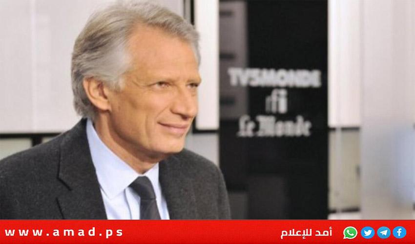 رئيس وزراء فرنسا الأسبق دوفليبان: قتل المدنيين في غزة فضيحة تاريخية- فيديو
