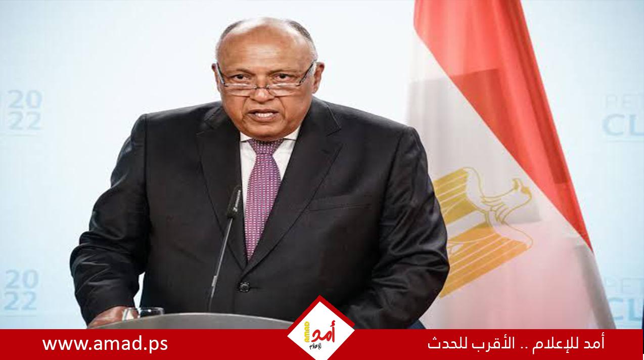 شكري: ننتظر الرد الإسرائيلي على مقترح الصفقة بعد تلقينا ردا إيجابيا من حماس
