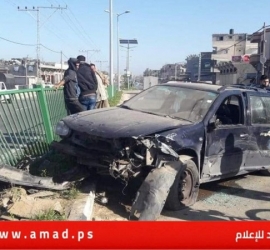 مرور غزة: (6) إصابات في 13 حادث سير