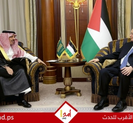 مصطفى وبن فرحان يبحثان وقف الحرب والتنسيق المشترك.. وتأكيد سعودي على حل الدولتين