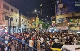 جنين: قوات الاحتلال تقمع مسيرة اسنادا للأسرى قرب حاجز الجلمة