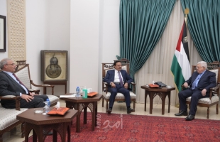 الرئيس عباس يستقبل رئيس مجلس إدارة الجامعة العربية الأمريكية