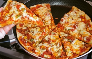 طريقة عمل البيتزا بالقمح الكامل