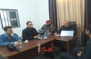 مؤسسة الضمير تنفذ زيارة لعدد من الموقوفين في سجن الشرطة العسكرية وسجن غزة المركزي